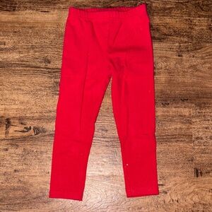 Red Kids Leggings size 4t